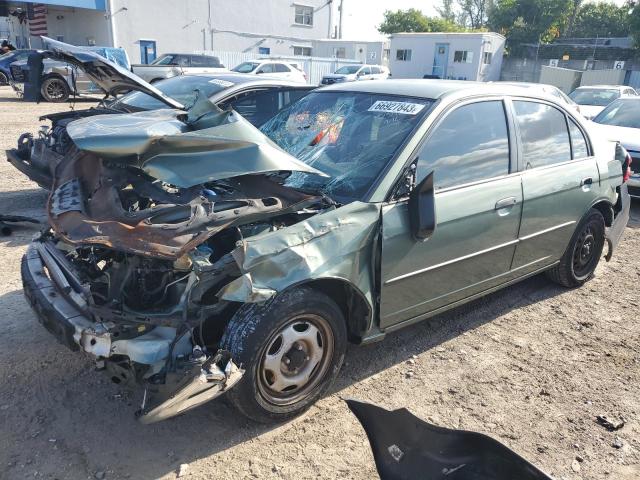 2HGES16334H537214 - 2004 HONDA CIVIC DX VP 绿色 照片 1