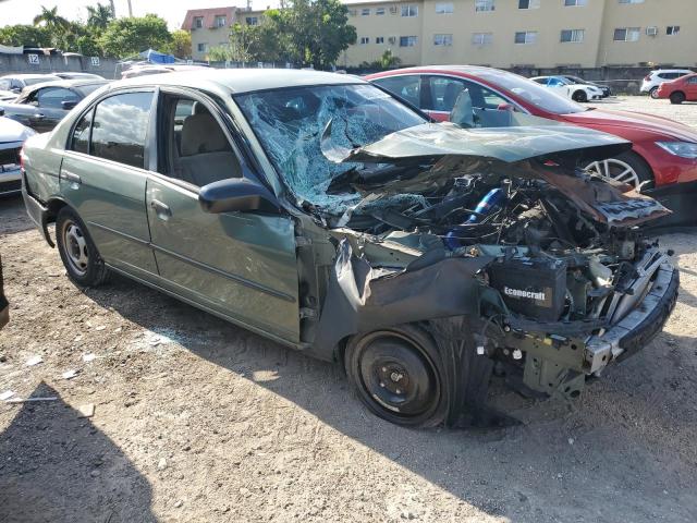 2HGES16334H537214 - 2004 HONDA CIVIC DX VP 绿色 照片 4