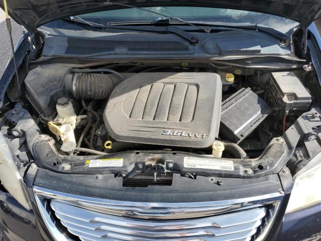 2A4RR8DG5BR635771 - 2011 CHRYSLER TOWN & COU TOURING L BLACK photo 12