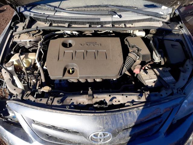 5YFBU4EE6DP099363 - 2013 TOYOTA CORROLA BASE BLACK photo 12