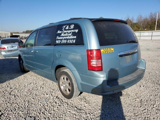 2A8HR54P08R152853 - 2008 CHRYSLER TOWN & COU TOURING BLUE photo 2