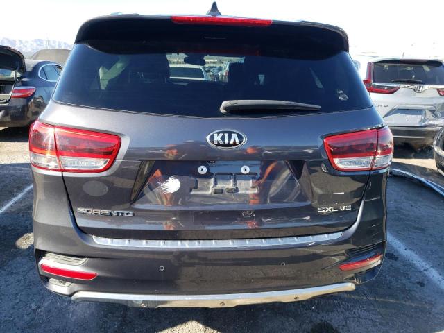 5XYPKDA51HG235345 - 2017 KIA SORENTO SX GRAY photo 6