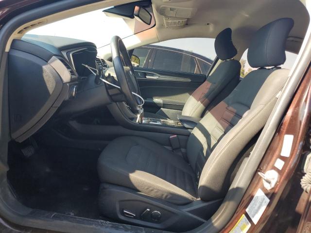 3FA6P0HDXKR127960 - 2019 FORD FUSION SE MAROON photo 7