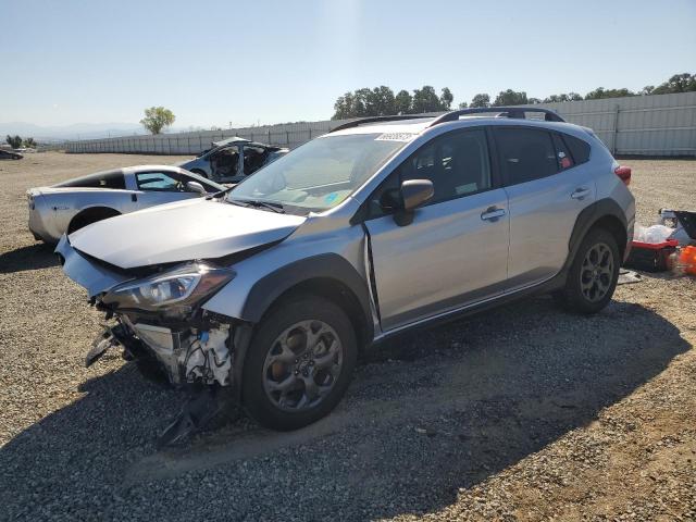 JF2GTHSC4MH386099 - 2021 SUBARU CROSSTREK SPORT SILVER photo 1