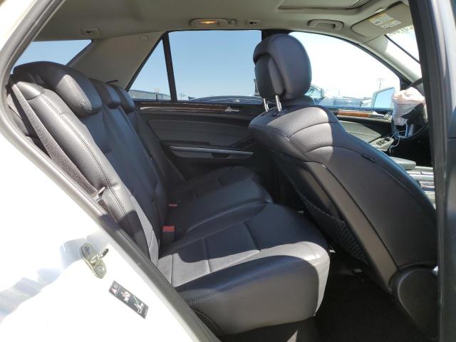 4JGBB8GB0BA657379 - 2011 MERCEDES-BENZ ML 350 4MATIC WHITE photo 10