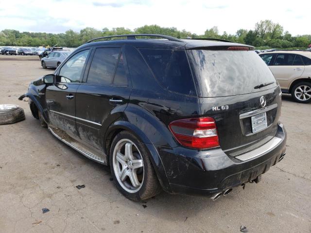 4JGBB77E87A202856 - 2007 MERCEDES-BENZ ML 63 AMG BLACK photo 2