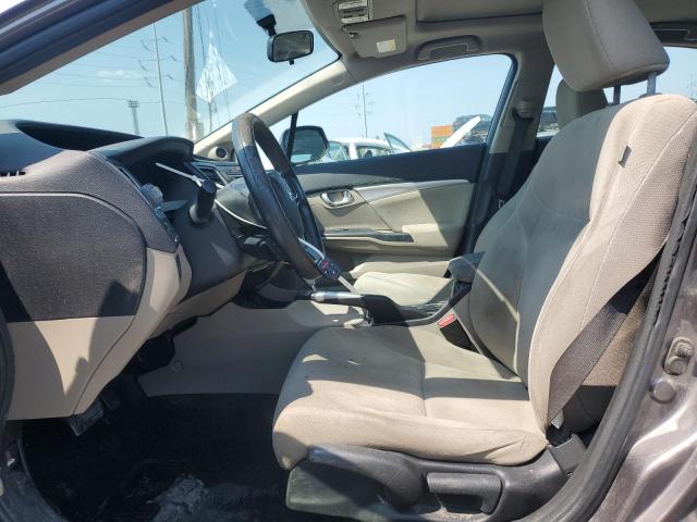 19XFB2F89DE233773 - 2013 HONDA CIVIC EX ნაცრისფერი ფოტო 7