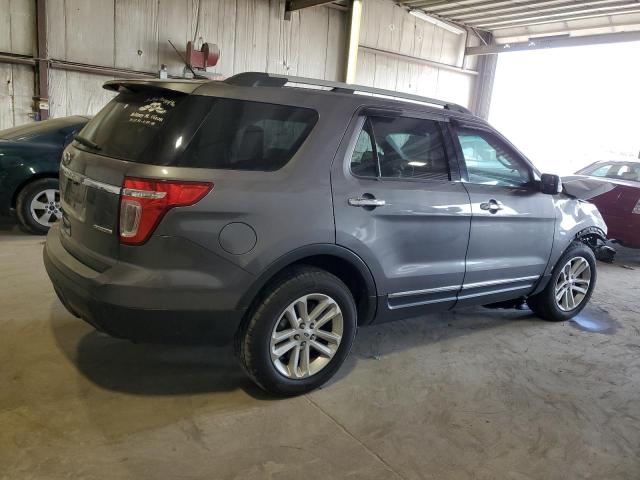 1FM5K7D87EGB23183 - 2014 FORD EXPLORER XLT GRAY photo 3