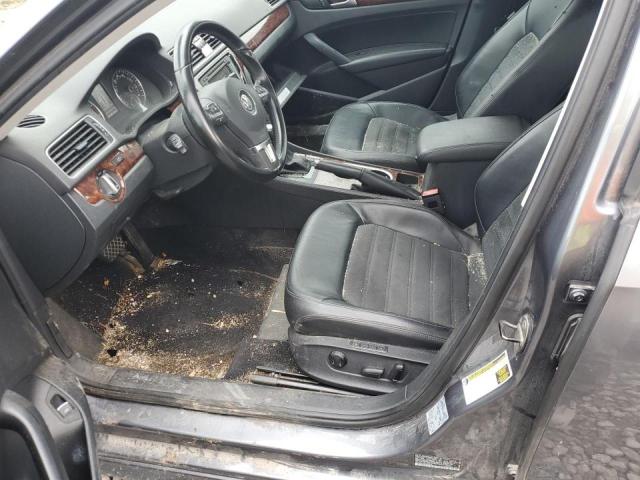 1VWCM7A30DC057142 - 2013 VOLKSWAGEN PASSAT SEL أسود صورة 7