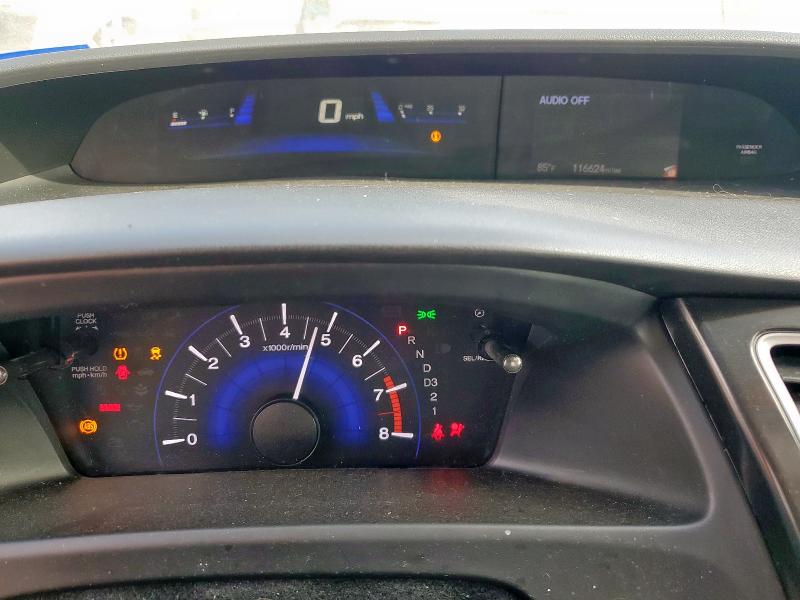 2HGFG3B84DH504905 - 2013 HONDA CIVIC EX Gümüş foto 9