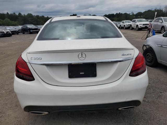 WDDWF8EB9LR548750 - 2020 MERCEDES-BENZ C 300 4MATIC WHITE photo 6