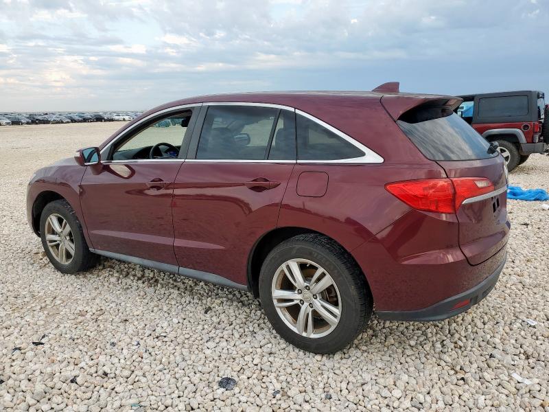 5J8TB4H33DL024392 - 2013 ACURA RDX BURGUNDY photo 2
