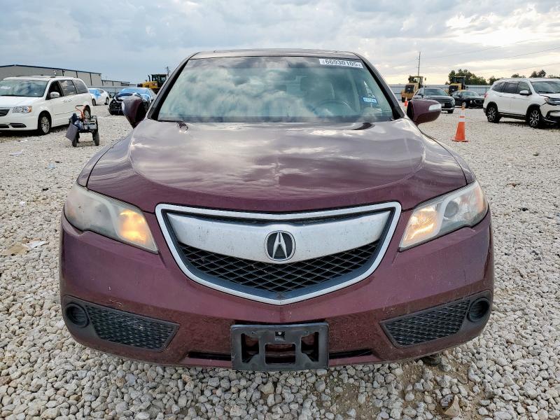 5J8TB4H33DL024392 - 2013 ACURA RDX BURGUNDY photo 5