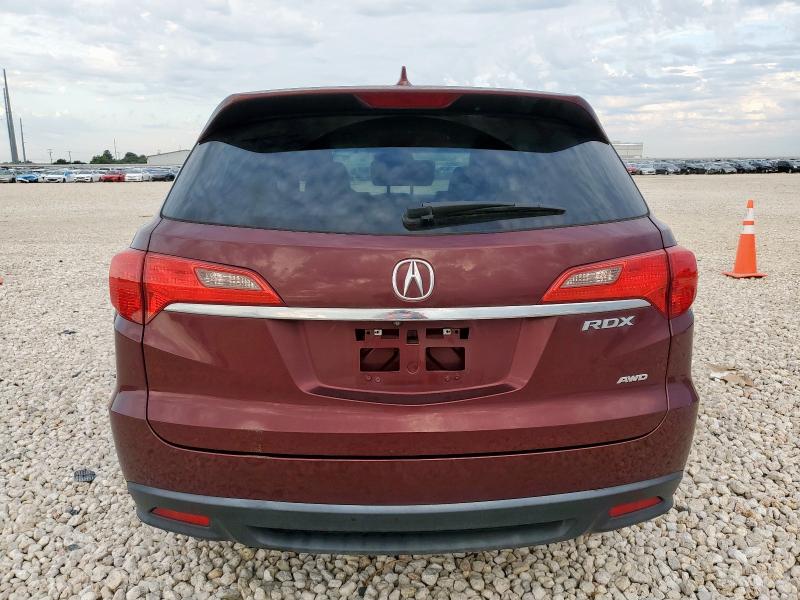 5J8TB4H33DL024392 - 2013 ACURA RDX BURGUNDY photo 6