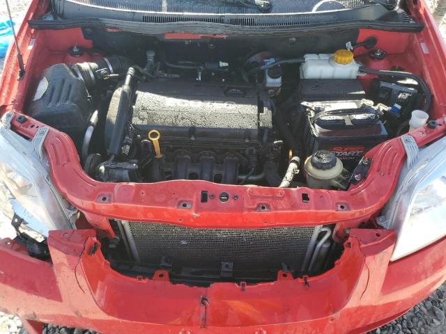 KL1TD5DE9AB126570 - 2010 CHEVROLET AVEO LS 红色 照片 11