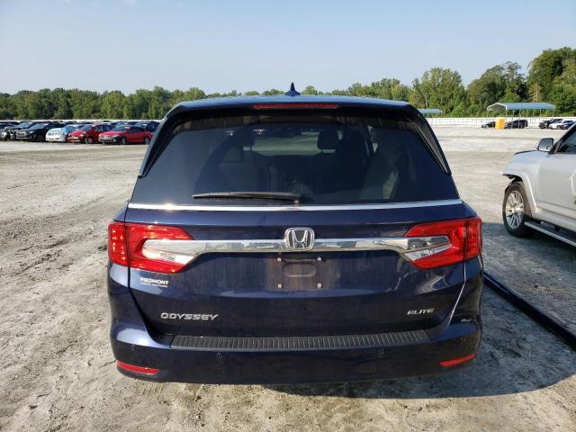 5FNRL6H91JB108991 - 2018 HONDA ODYSSEY ELITE BLUE photo 6