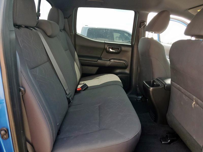 5TFAZ5CN9GX011045 - 2016 TOYOTA TACOMA DOUBLE CAB BLUE photo 10