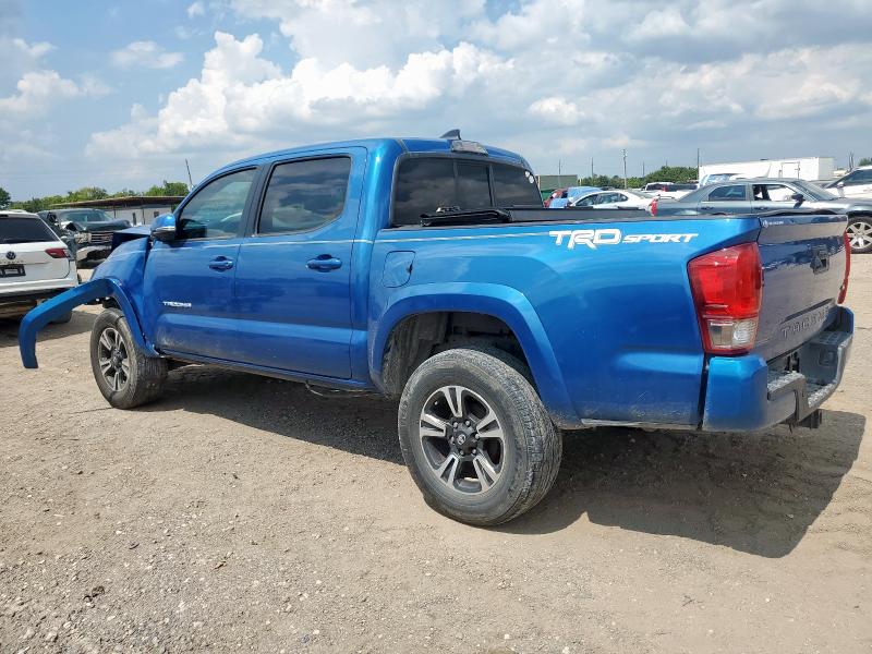 5TFAZ5CN9GX011045 - 2016 TOYOTA TACOMA DOUBLE CAB BLUE photo 2