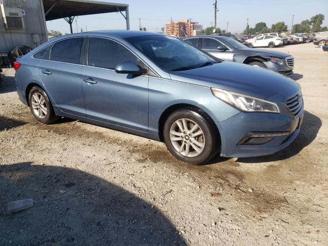 5NPE24AF2FH119593 - 2015 HYUNDAI SONATA SE BLUE photo 4