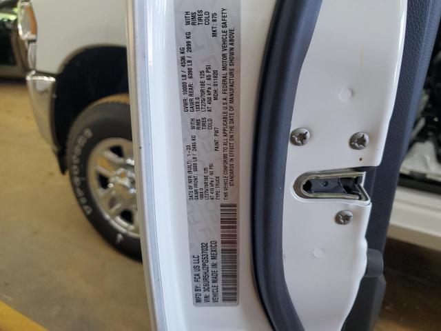 3C6UR5HJ2PG537032 - 2023 RAM 2500 TRADESMAN თეთრი ფოტო 12