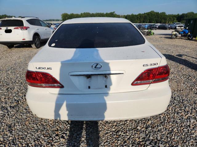 JTHBA30GX55097284 - 2005 LEXUS ES 330 WHITE photo 6