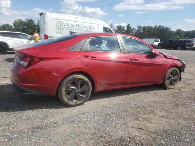 KMHLS4AG8MU097307 - 2021 HYUNDAI ELANTRA SEL RED photo 3