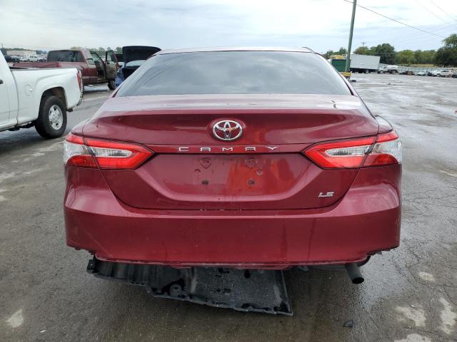 4T1B11HK8JU644529 - 2018 TOYOTA CAMRY L BURGUNDY photo 6