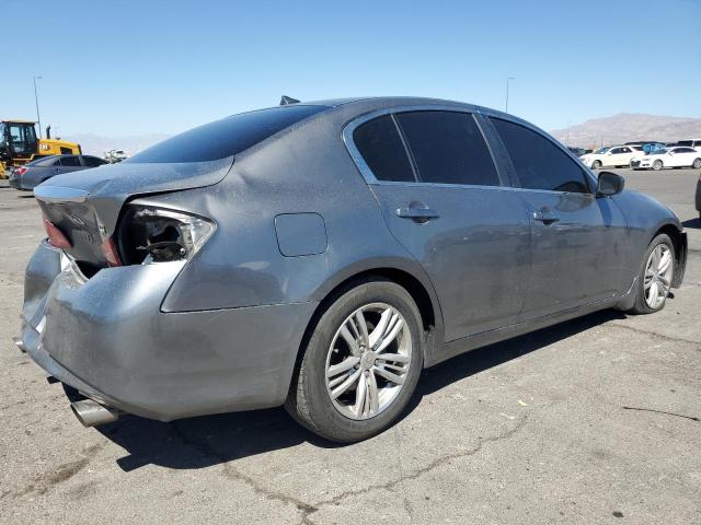 JN1CV6AP9DM723506 - 2013 INFINITI G37 BASE GRAY photo 3