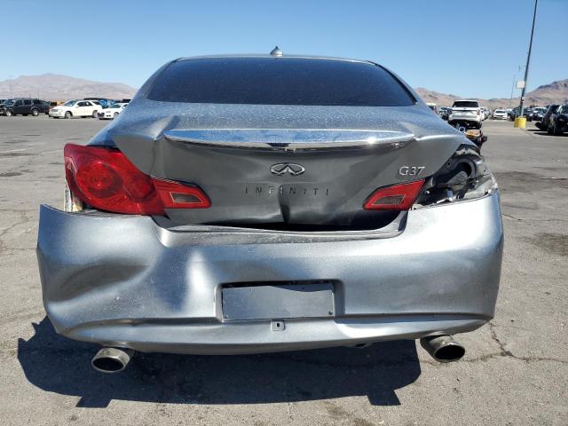 JN1CV6AP9DM723506 - 2013 INFINITI G37 BASE GRAY photo 6