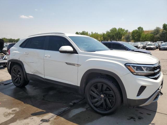 1V21E2CA1LC221260 - 2020 VOLKSWAGEN ATLAS CROS SE WHITE photo 4