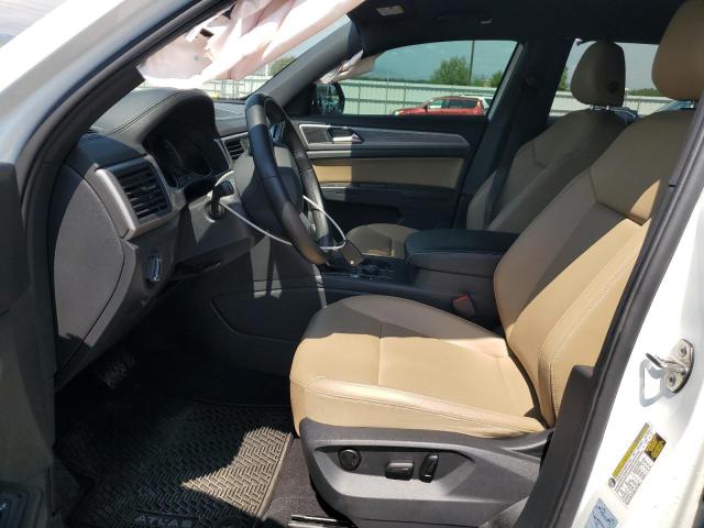 1V21E2CA1LC221260 - 2020 VOLKSWAGEN ATLAS CROS SE WHITE photo 7