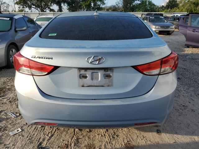 KMHDH4AE2CU347530 - 2012 HYUNDAI ELANTRA GLS BLUE photo 6