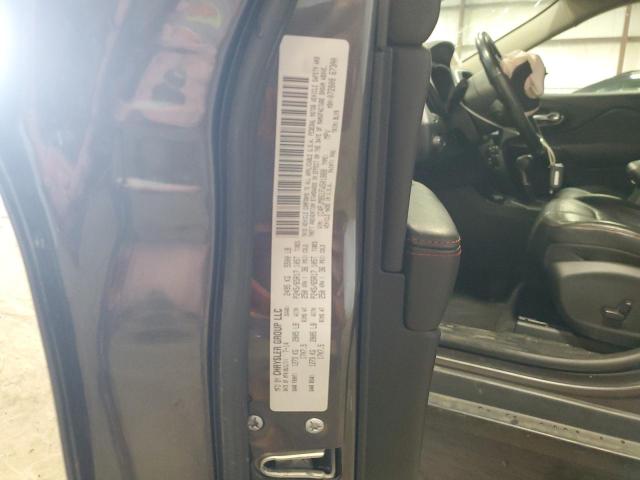 1C4PJMBS1FW501888 - 2015 JEEP CHEROKEE TRAILHAWK CHARCOAL photo 12