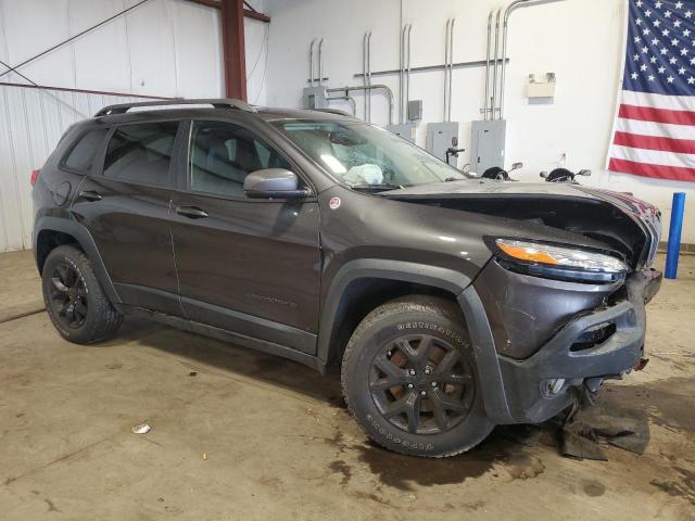 1C4PJMBS1FW501888 - 2015 JEEP CHEROKEE TRAILHAWK CHARCOAL photo 4
