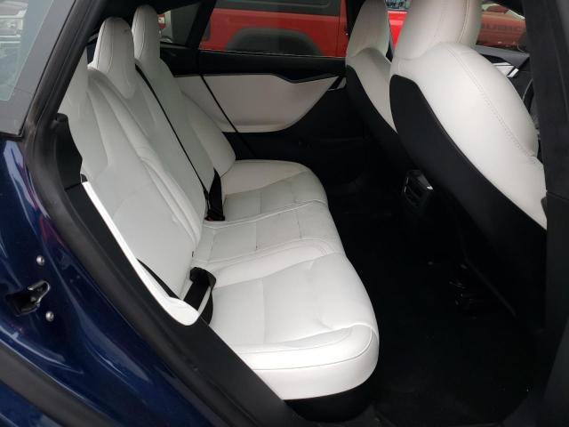 5YJSA1E22LF415672 - 2020 TESLA MODEL S Կապույտ լուսանկար 10