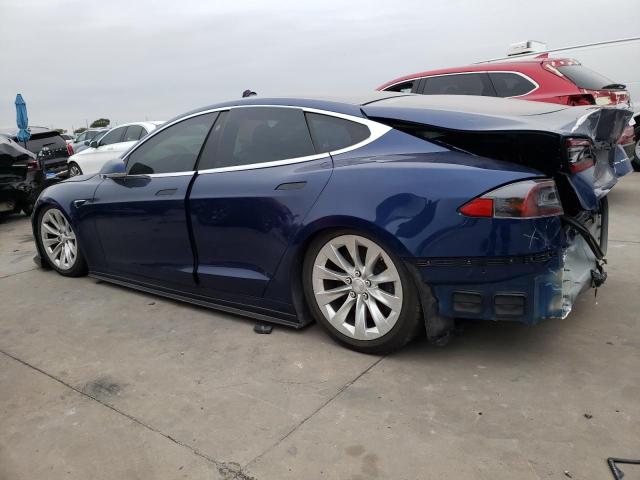 5YJSA1E22LF415672 - 2020 TESLA MODEL S Կապույտ լուսանկար 2