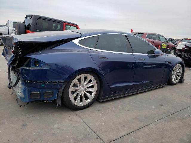 5YJSA1E22LF415672 - 2020 TESLA MODEL S Կապույտ լուսանկար 3