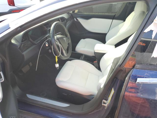 5YJSA1E22LF415672 - 2020 TESLA MODEL S Կապույտ լուսանկար 7