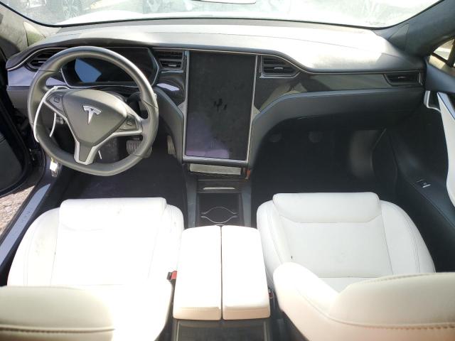 5YJSA1E22LF415672 - 2020 TESLA MODEL S Կապույտ լուսանկար 8