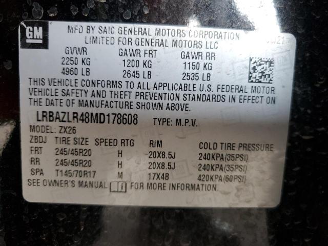 LRBAZLR48MD178608 - 2021 BUICK ENVISION PREFERRED Qara foto 14