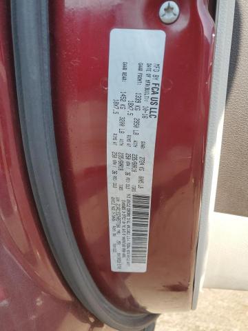 2C4RC1EG7HR577104 - 2017 CHRYSLER PACIFICA TOURING L PLUS BURGUNDY photo 12