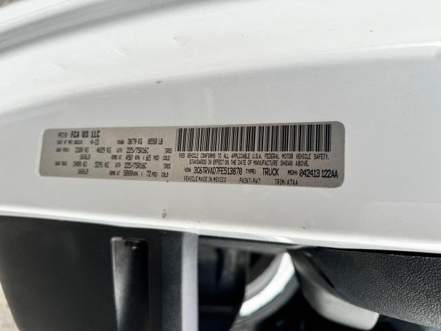 3C6TRVAD7FE513870 - 2015 RAM PROMASTER 1500 STANDARD 白色 照片 10