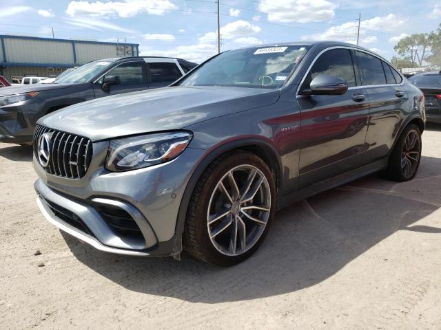 WDC0J8JB6KF550826 - 2019 MERCEDES-BENZ GLC COUPE 63 4MATIC AMG GRAY photo 1