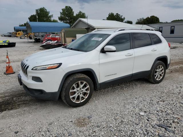 1C4PJLCB9EW256359 - 2014 JEEP CHEROKEE LATITUDE WHITE photo 1