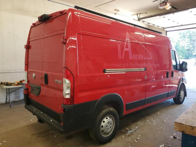 3C6MRVHG1PE599439 - 2023 RAM PROMASTER 3500 HIGH أحمر صورة 3