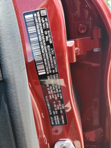 ZASPAKBNXM7D13738 - 2021 ALFA ROMEO STELVIO TI RED photo 14