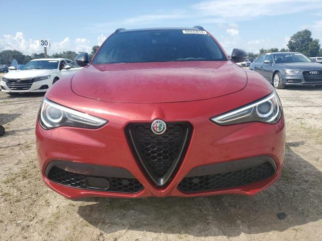 ZASPAKBNXM7D13738 - 2021 ALFA ROMEO STELVIO TI RED photo 5
