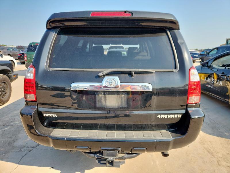 JTEZT14R378012311 - 2007 TOYOTA 4RUNNER SR5 BLACK photo 6