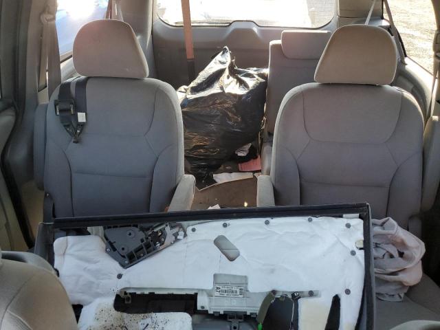 5FNRL38459B043691 - 2009 HONDA ODYSSEY EX BLUE photo 10