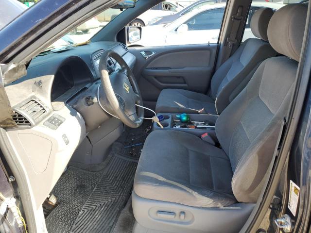 5FNRL38459B043691 - 2009 HONDA ODYSSEY EX BLUE photo 7
